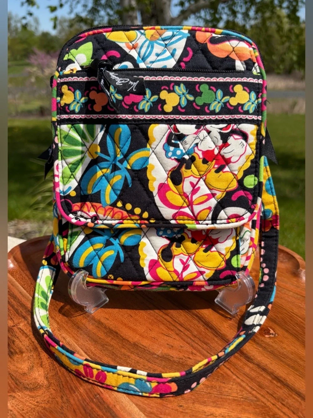Disney Parks Vera Bradley Mini Hipster Crossbody “Midnight with Mickey” Like New